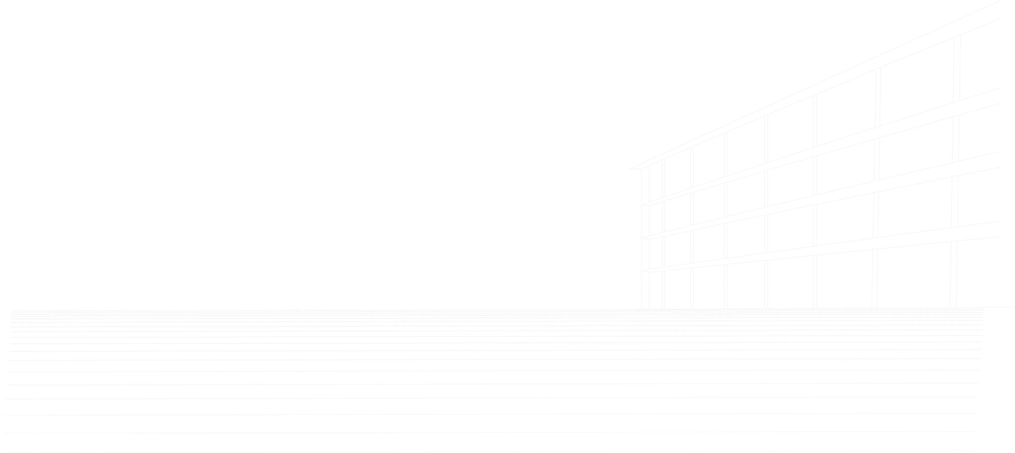 ilustração hotel com deck de madeira